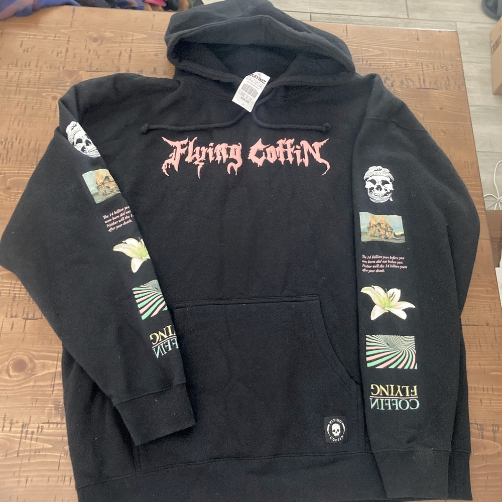NWT Flying Coffin Pullover Hoodie